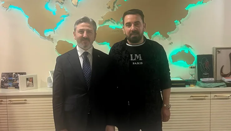 Alanyalı iş insanı Mehmet Kuş’a bakan yardımcısından ziyaret